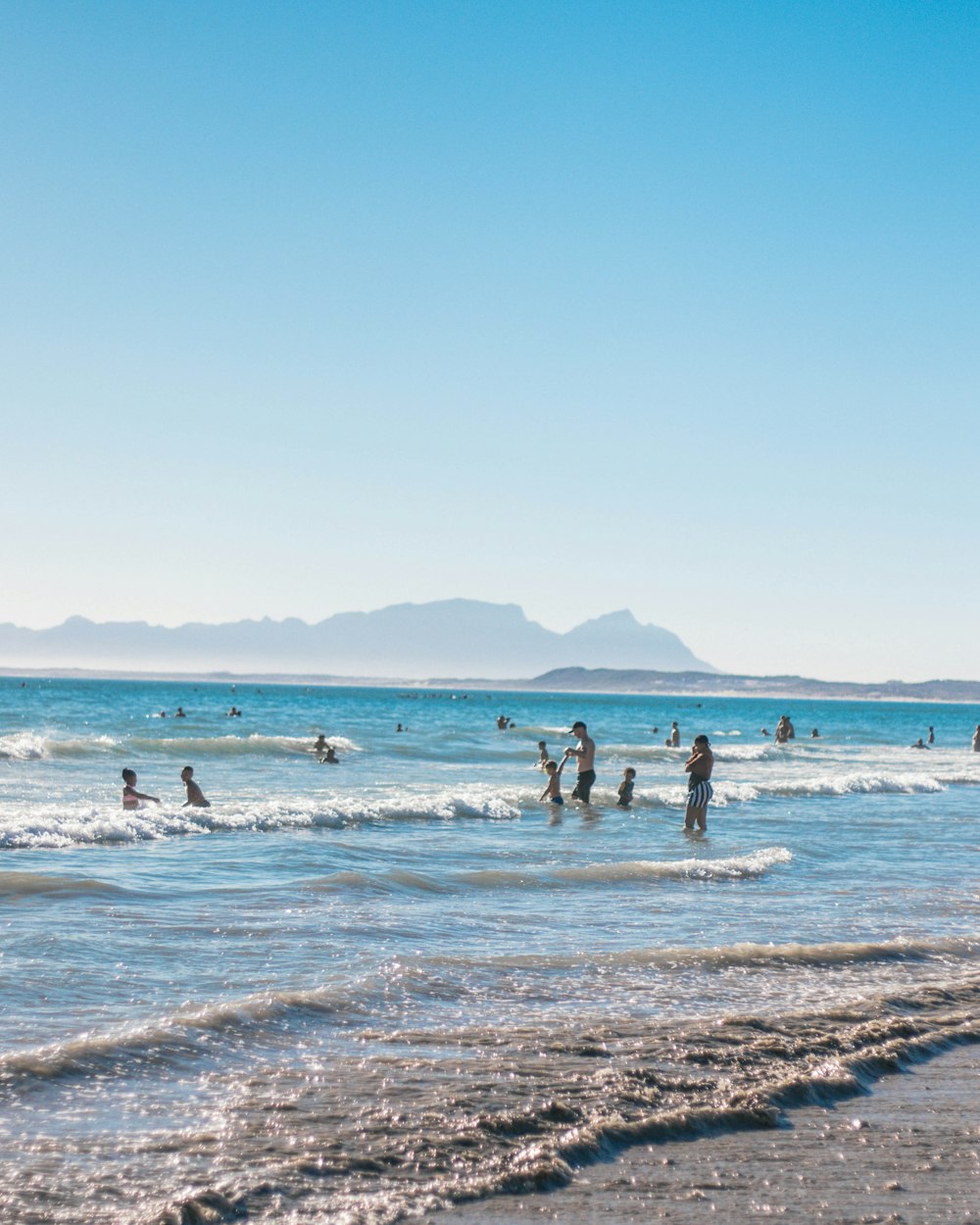 people on beach during daytime