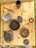 Close-up of handcrafted natural resin and salt artisan pieces on a wooden table.