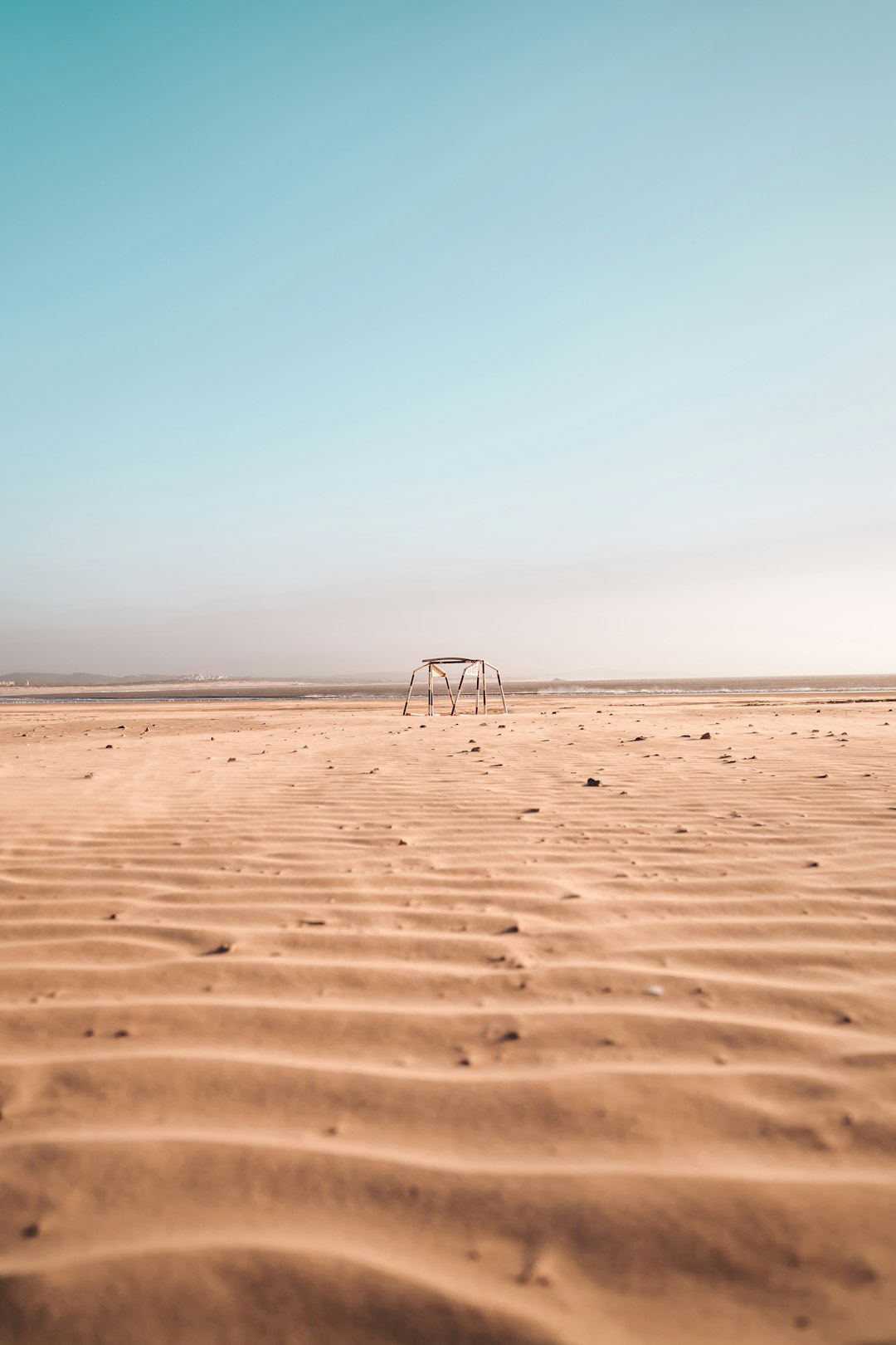 brown sand with two camels