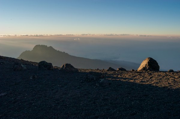 Above the clouds on the high slopes — Kilimanjaro, Tanzania