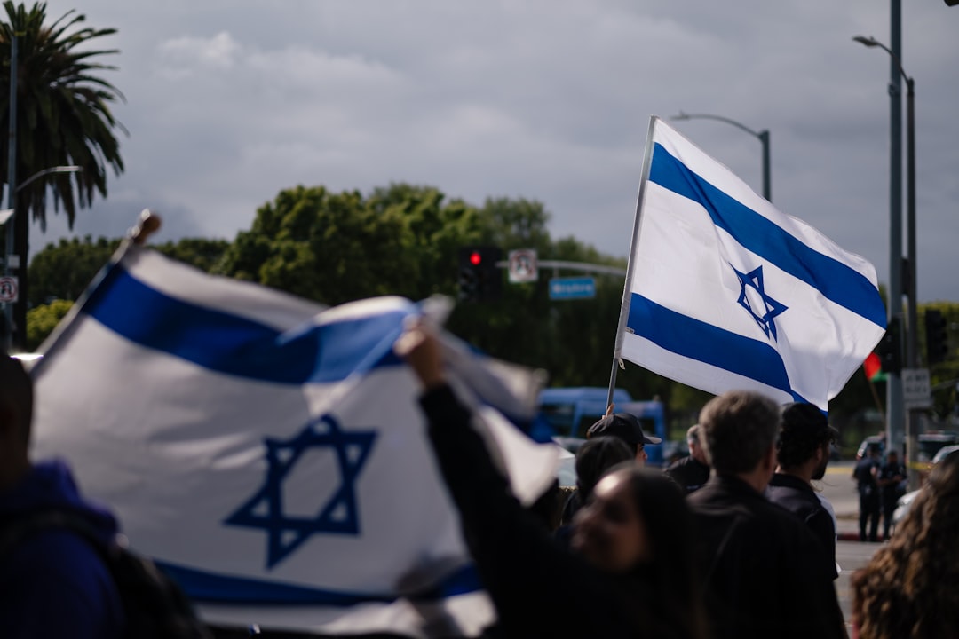 people holding flags during daytime