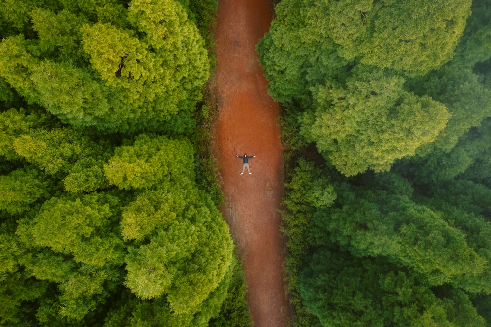 person in red shirt walking on green grass field during daytime