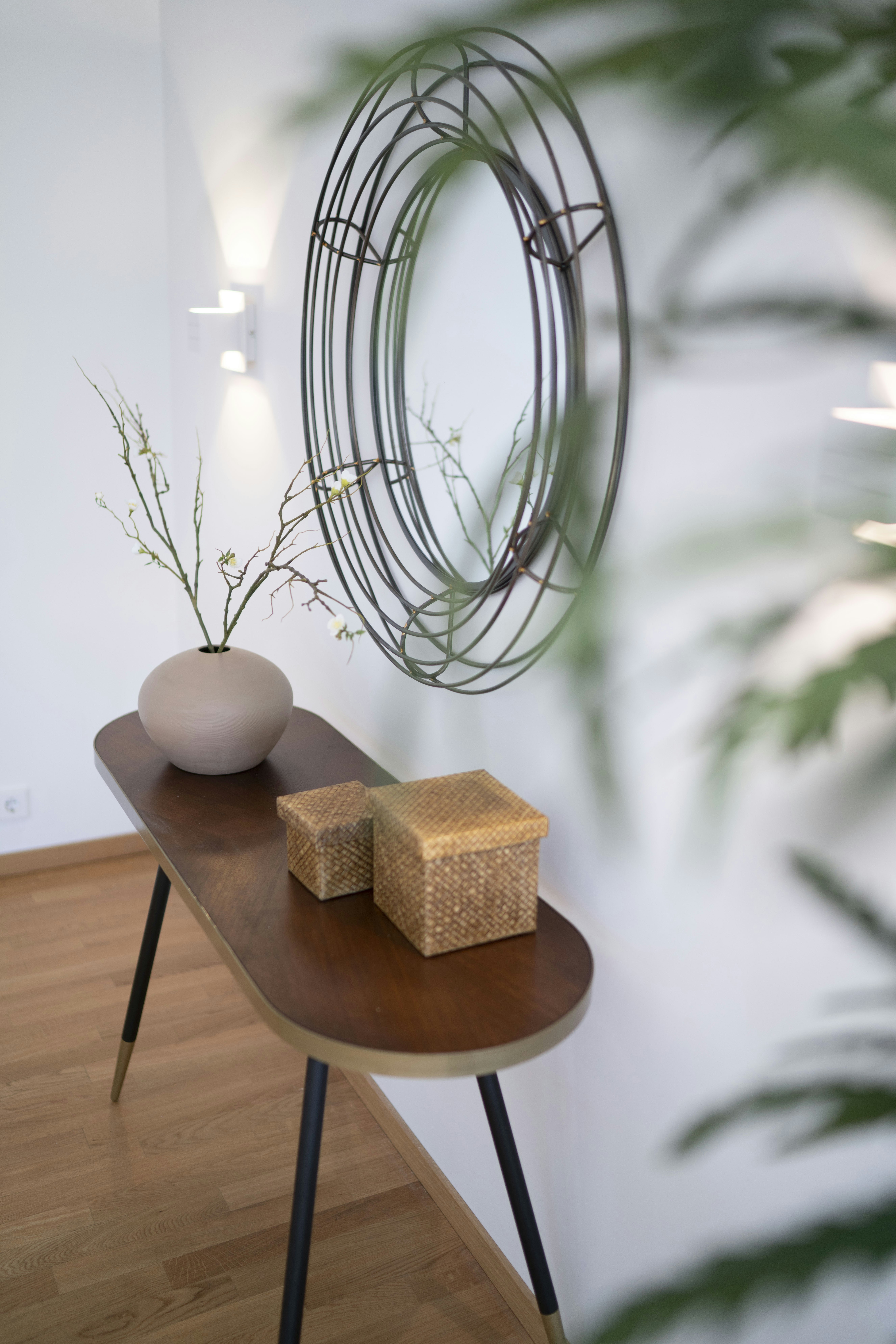 Handcrafted Wooden Console