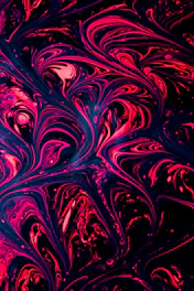 red and black abstract painting