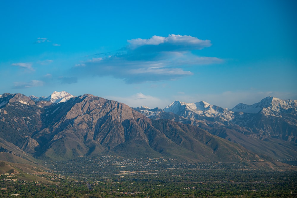 brown and gray mountains under blue sky during daytime