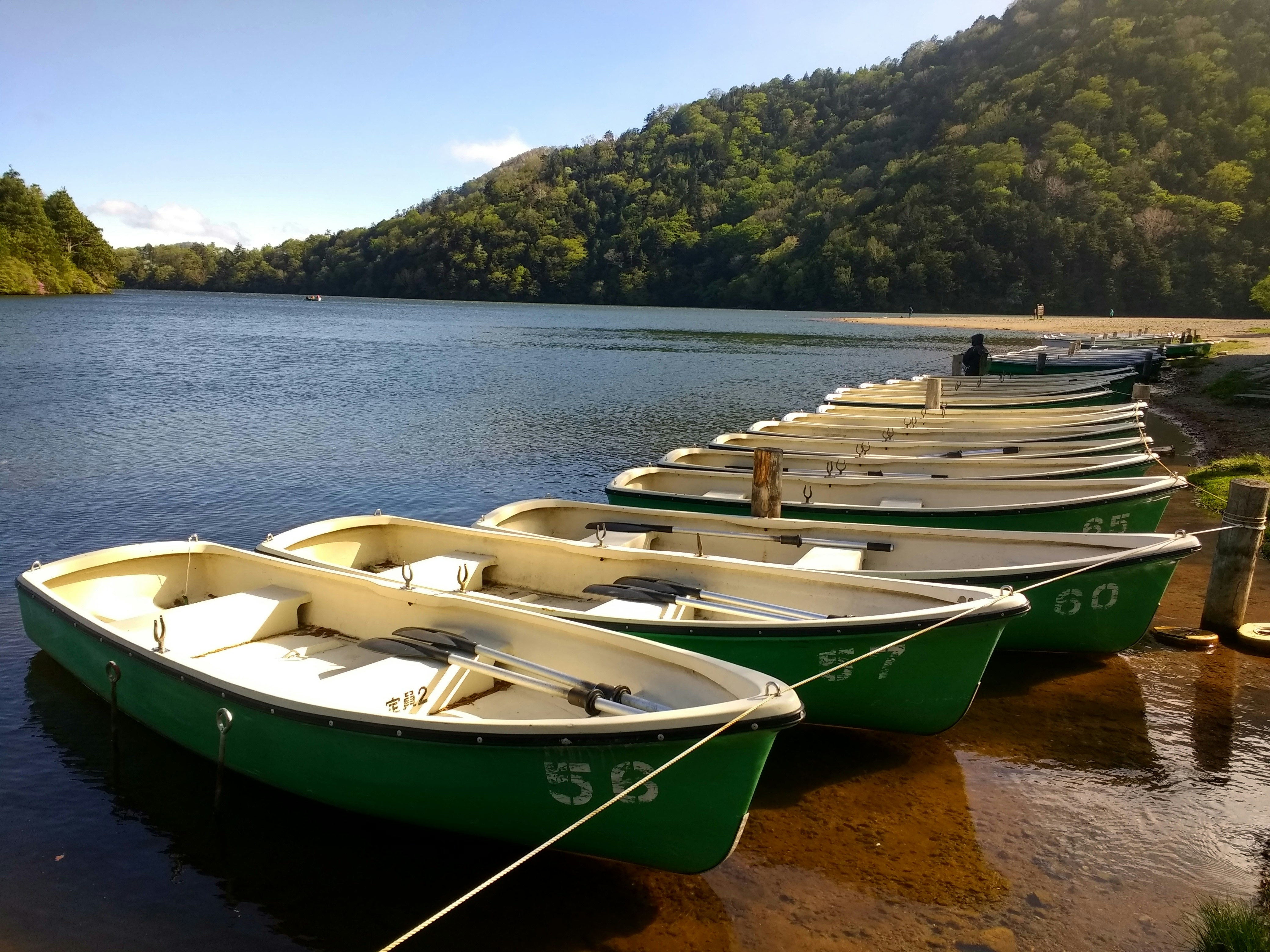 Summer boats in Nikko