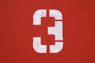 red and white letter m