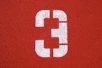 red and white letter m
