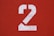 red and white letter m