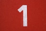 white and red arrow sign