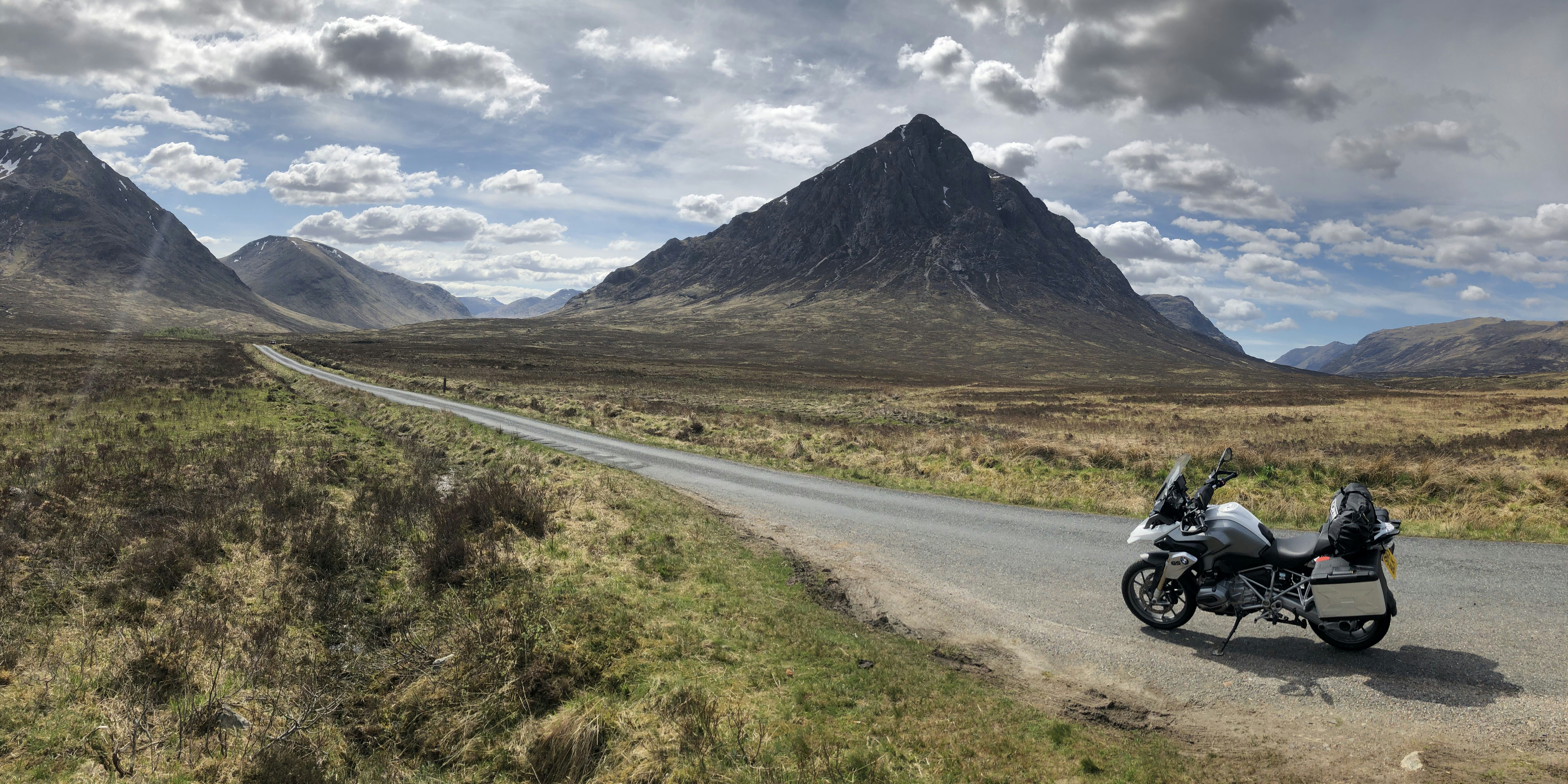 Mountain road journey