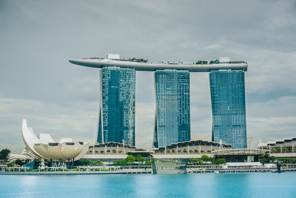 city skyline near body of water during daytime