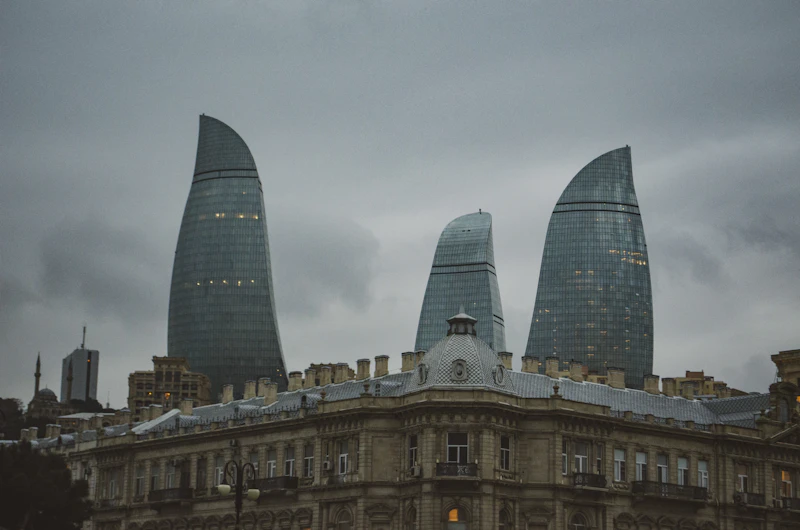 Flame Towers in Baku