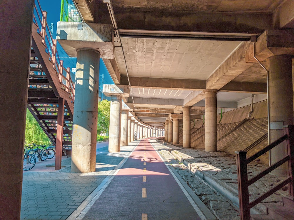 gray and white concrete bridge