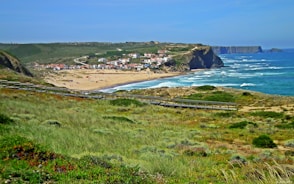 A vibrant coastal town showcasing sustainable tourism development