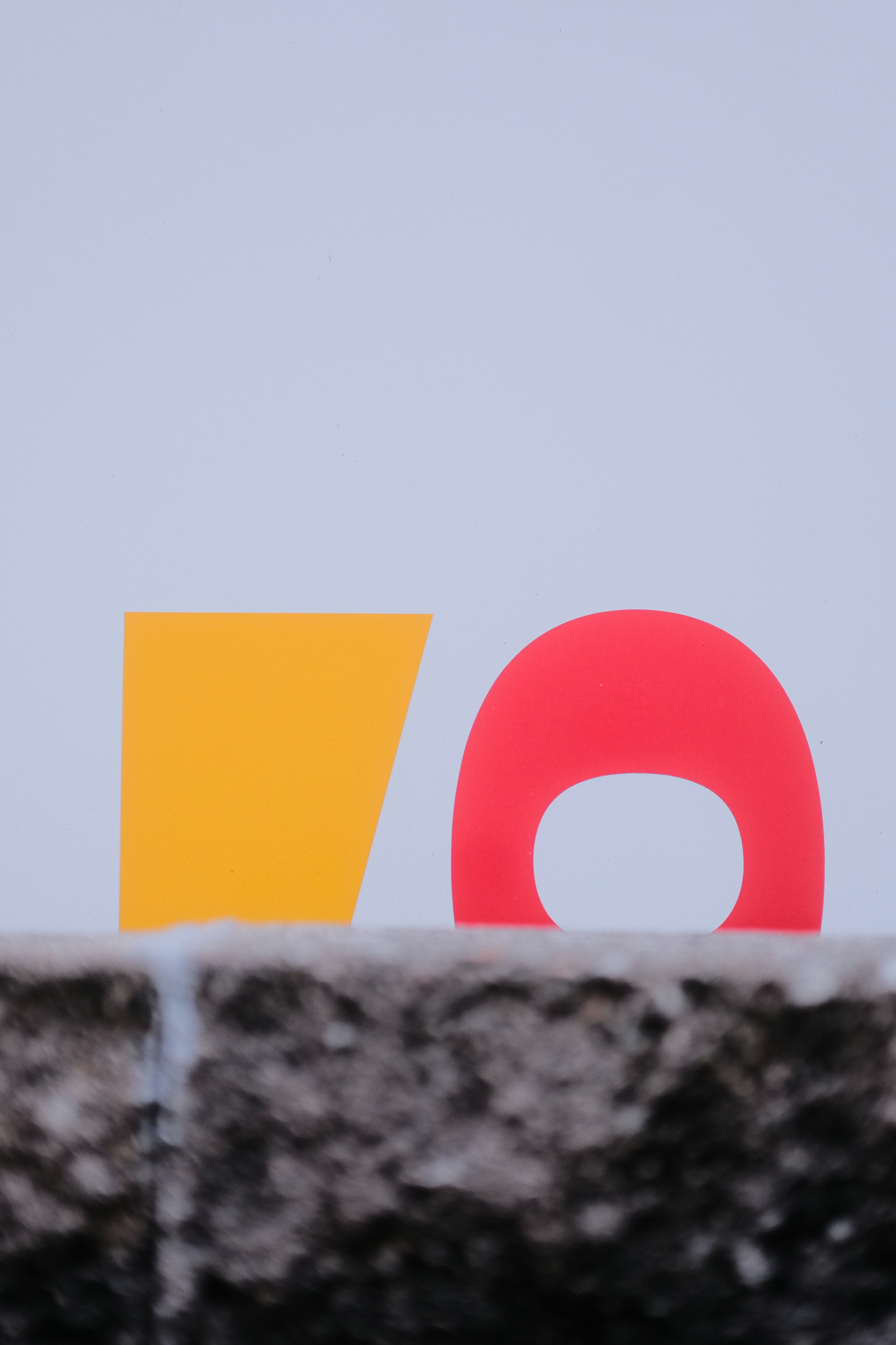 red and white letter b
