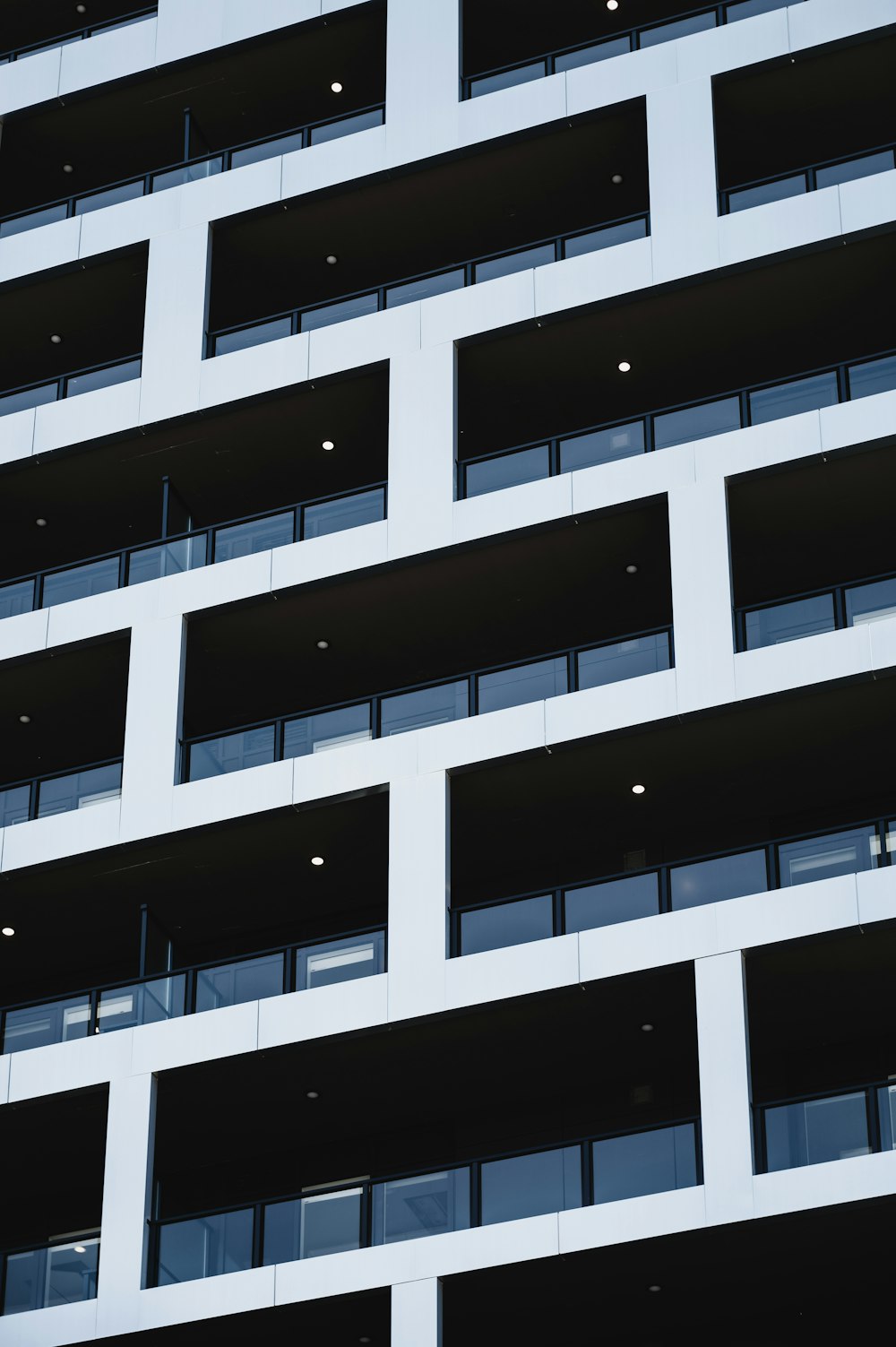 white and black concrete building