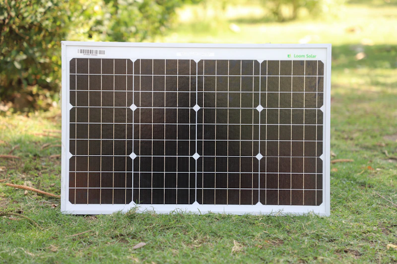 Solar panel charging devices outdoors