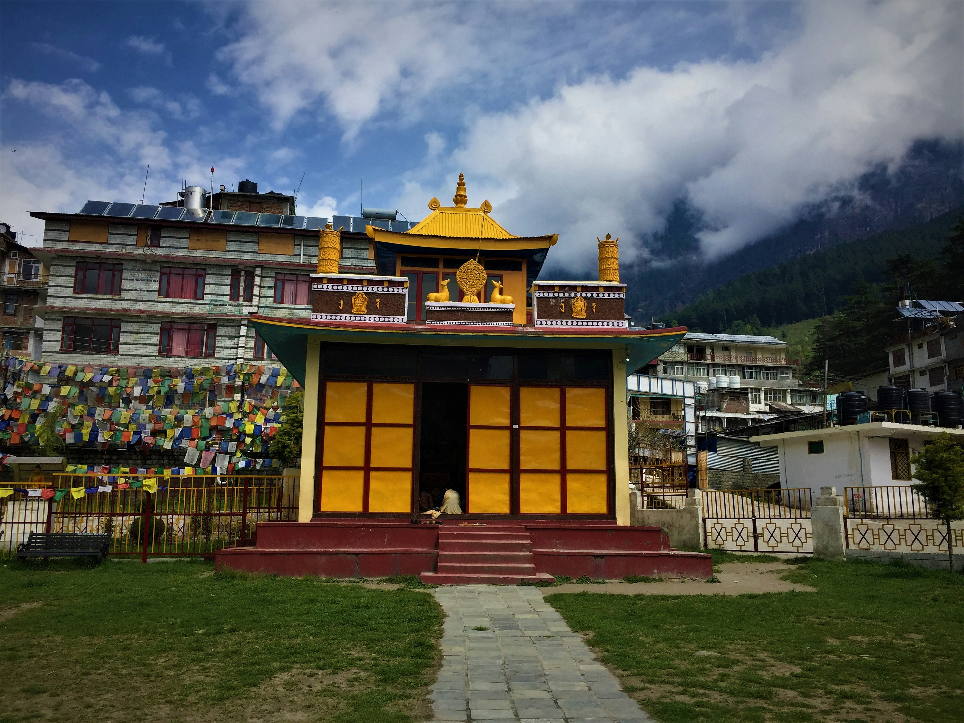 Buddhist monastery exterior