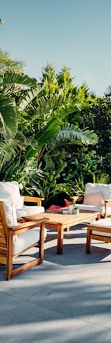 brown wooden table and chairs