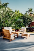 brown wooden table and chairs