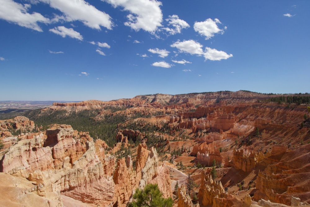 brown rock formation under blue sky during daytime