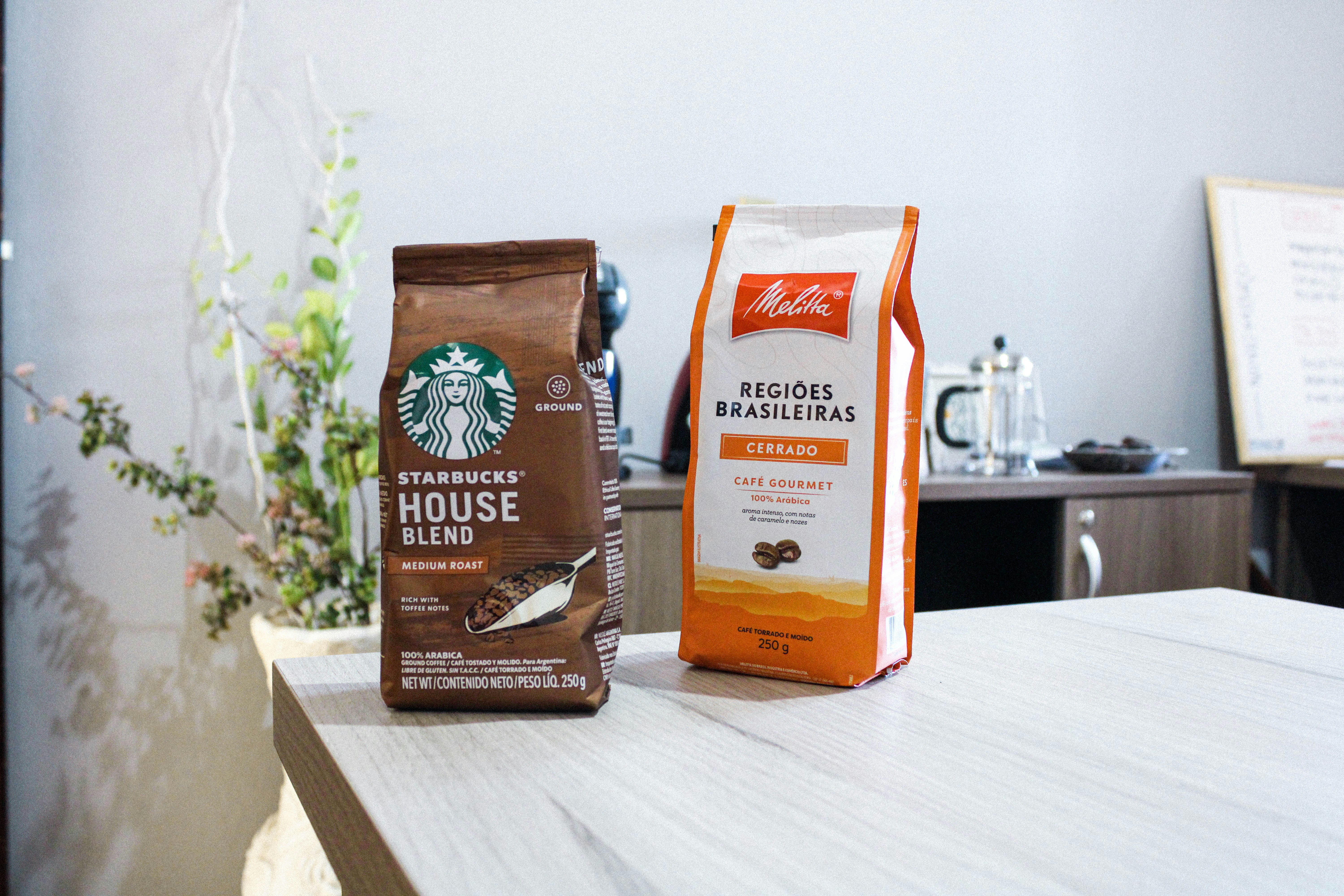 Coffee packaging display