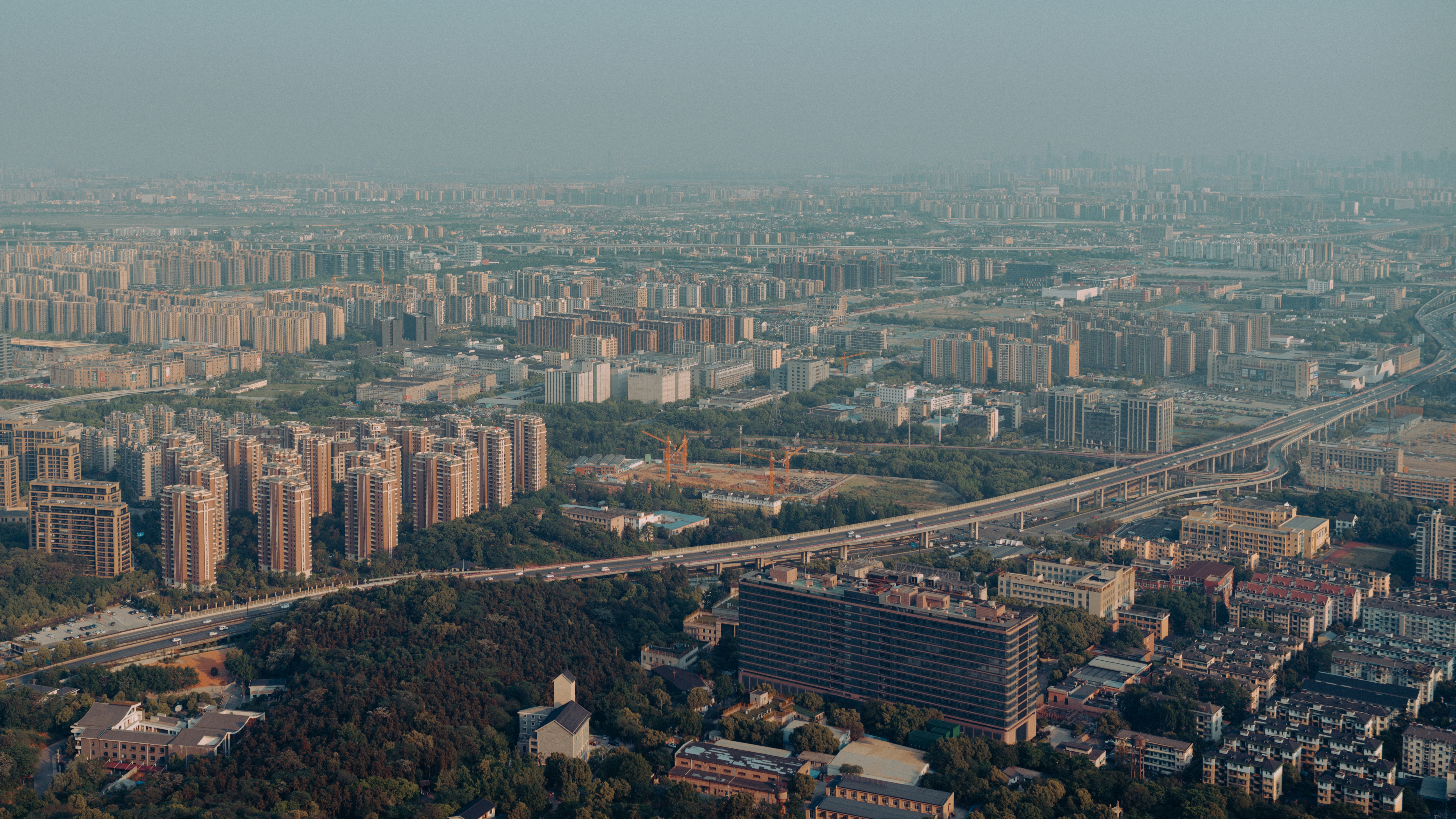 aerial view of city buildings during daytime
