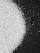 black and white abstract painting