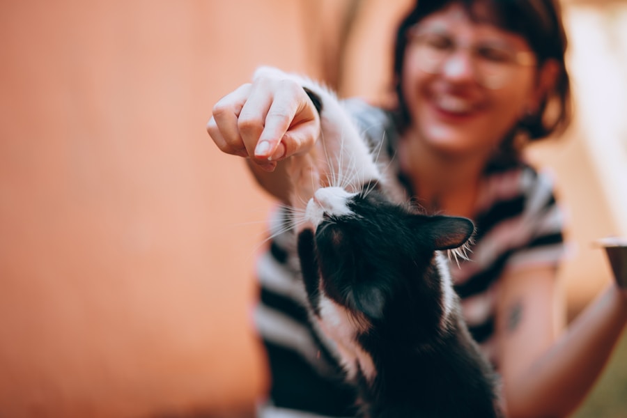 Happy pets enjoying homemade treats together