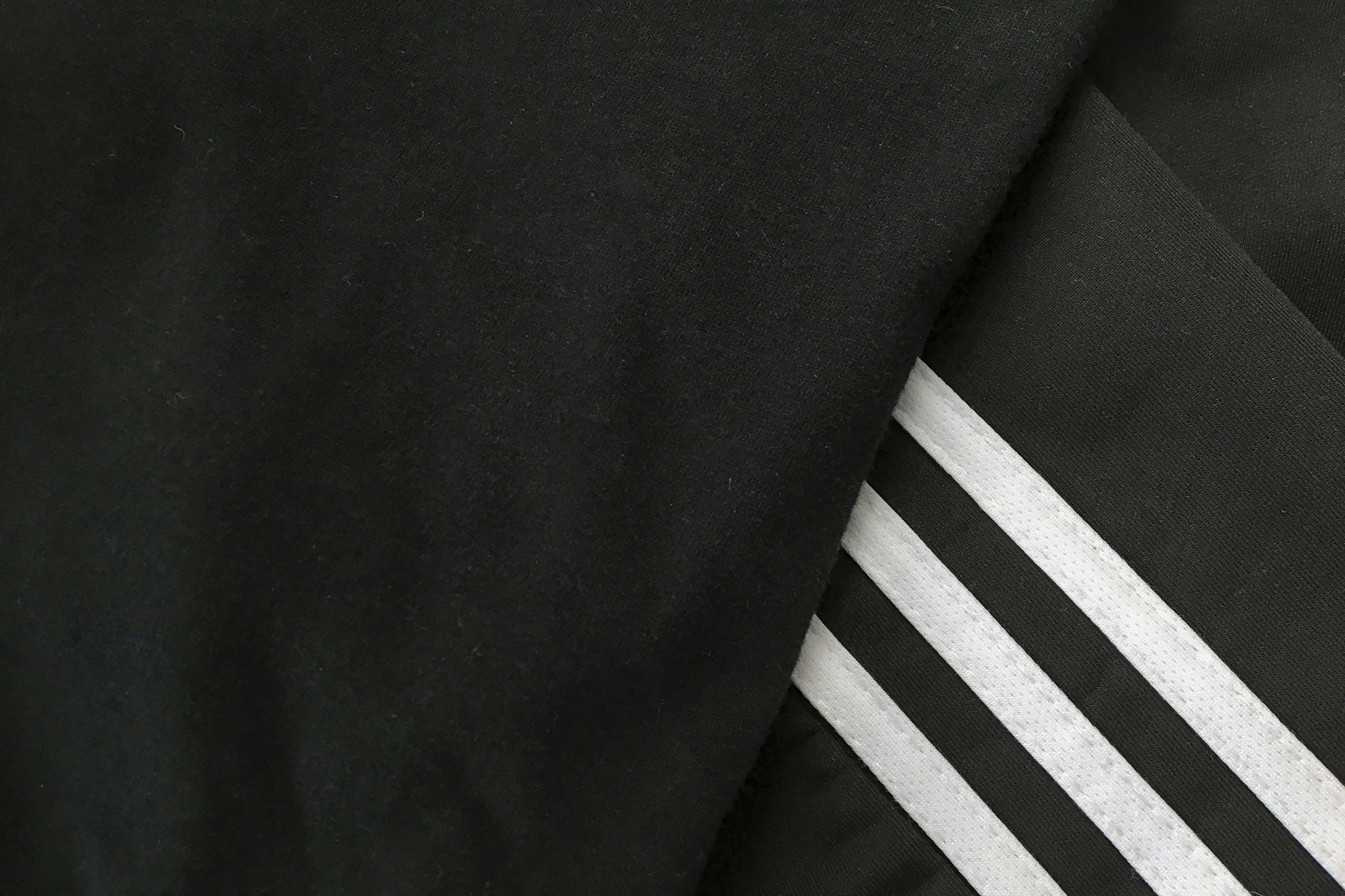 Black and white textile