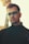 man in black crew neck shirt wearing black framed eyeglasses