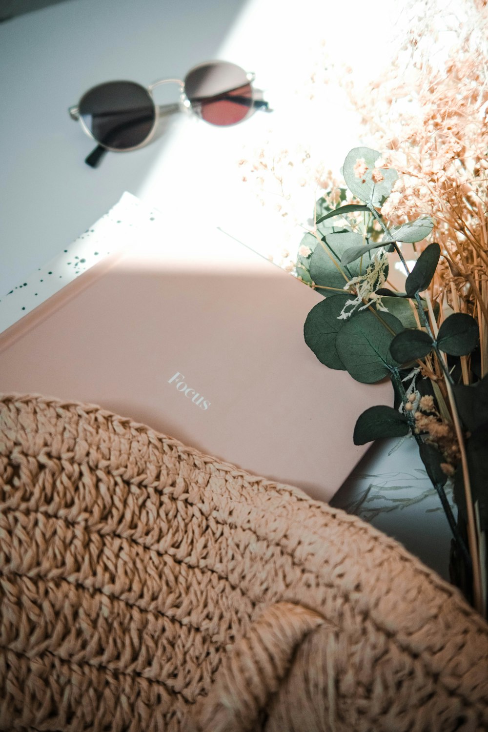 green plant on white table