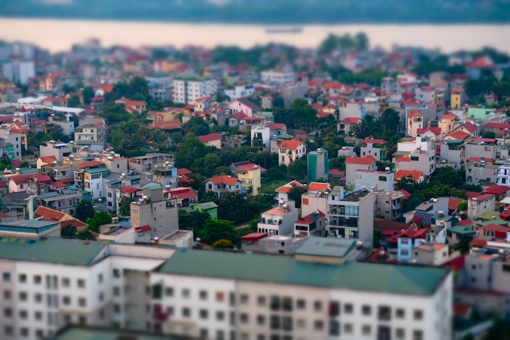 aerial view of city buildings during daytime