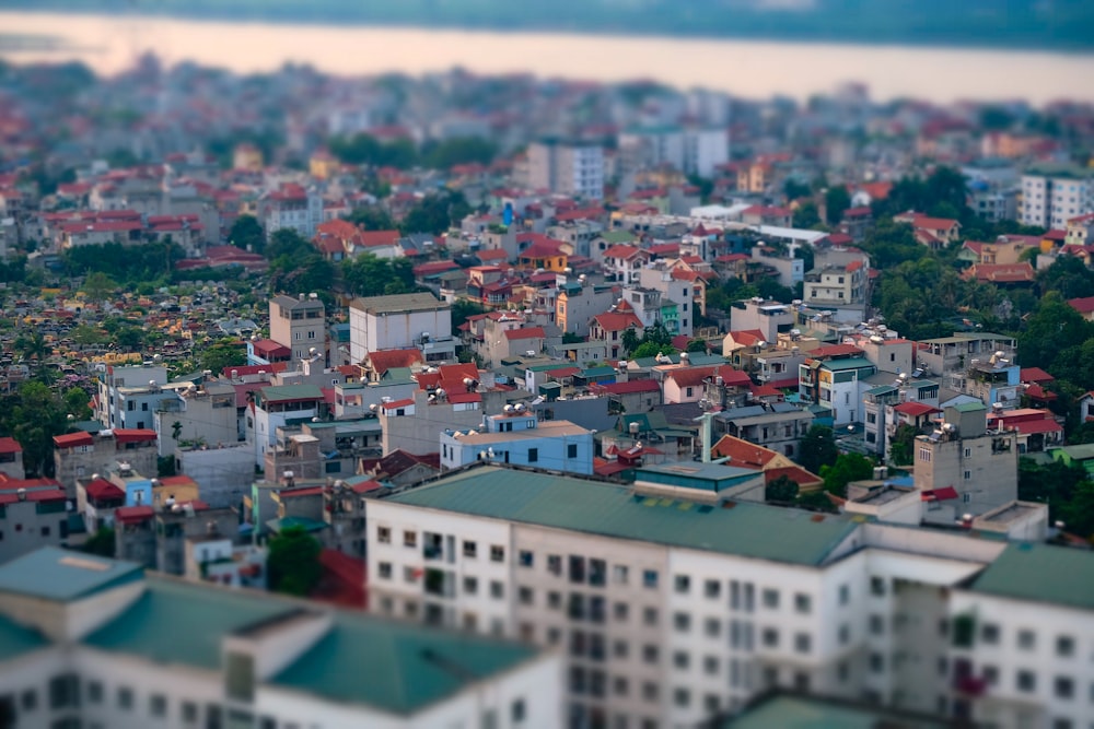 aerial view of city buildings during daytime