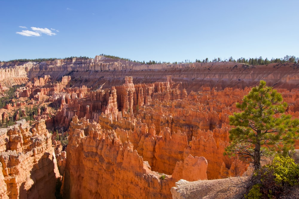 brown rock formation under blue sky during daytime