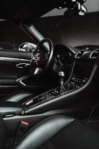 Interior detailing on a Mercedes AMG in St. Petersburg, FL.