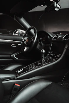 black and silver mercedes benz steering wheel