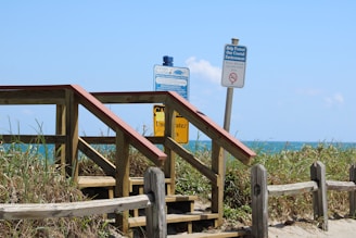 brown wooden staircase with no people during daytime