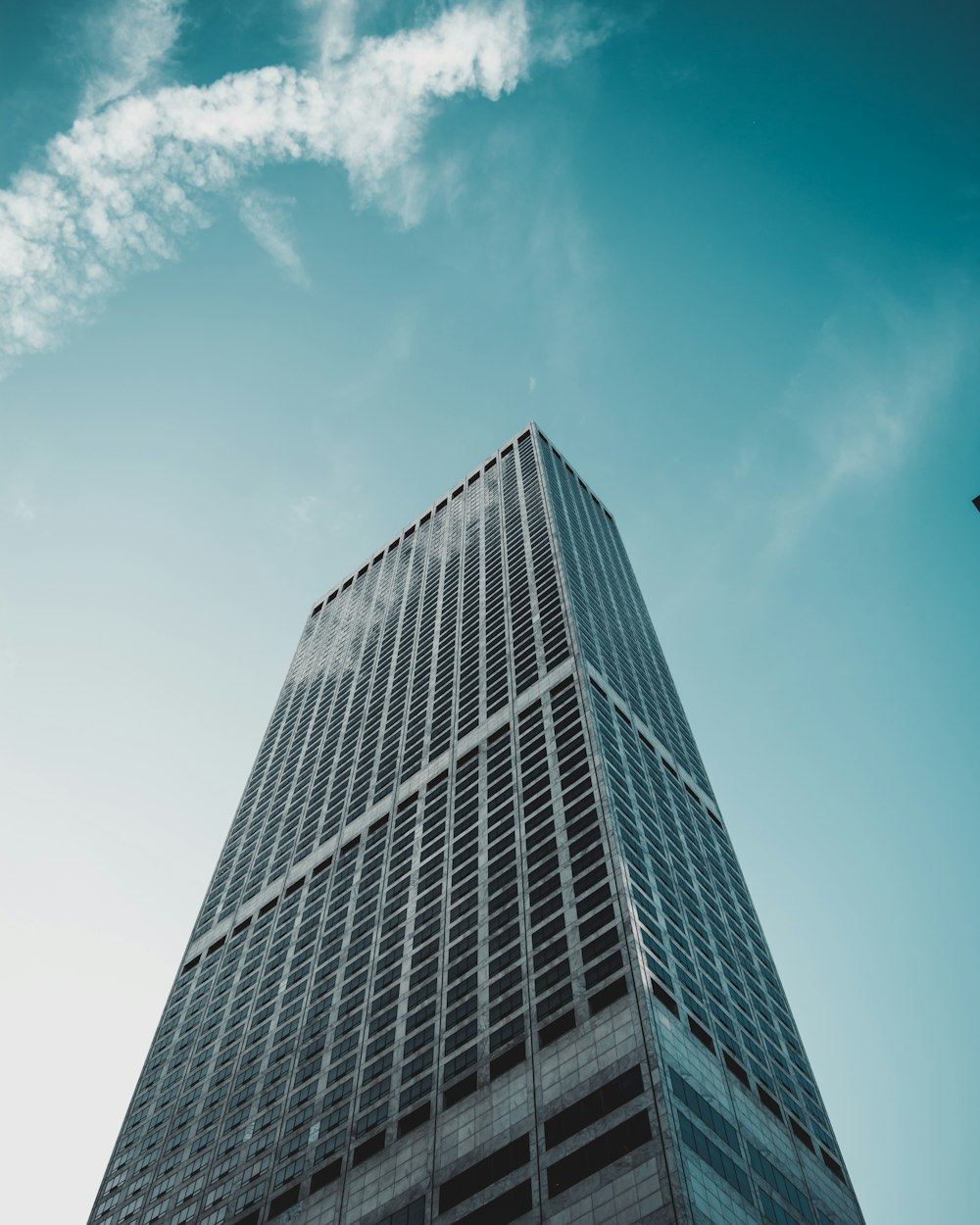 low angle photography of high rise building