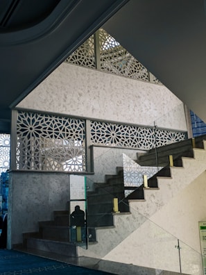 white and black concrete building