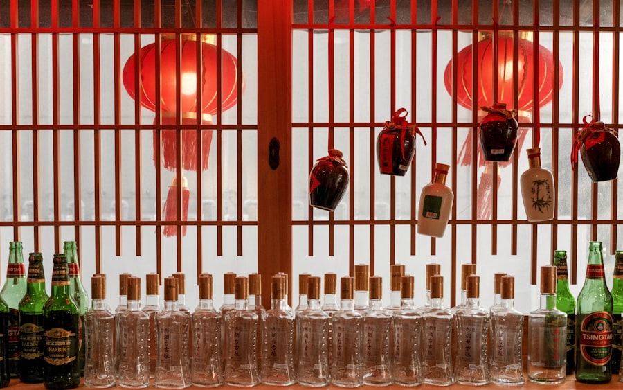 Rooftop cocktail bar night skyline Asia