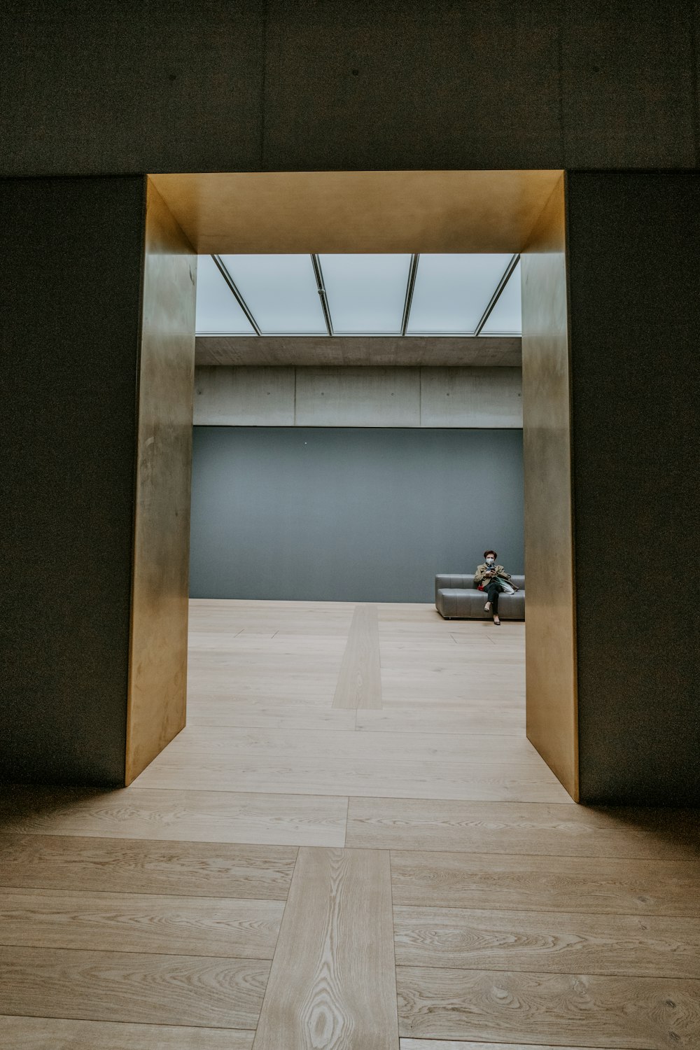 black and gray exercise equipment near brown wooden wall