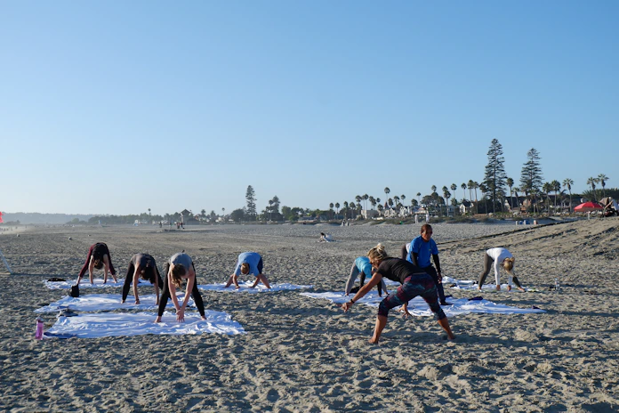 people on beach during daytime