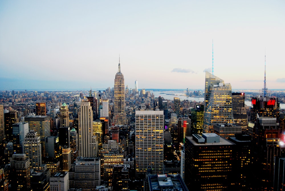 aerial view of city buildings during daytime