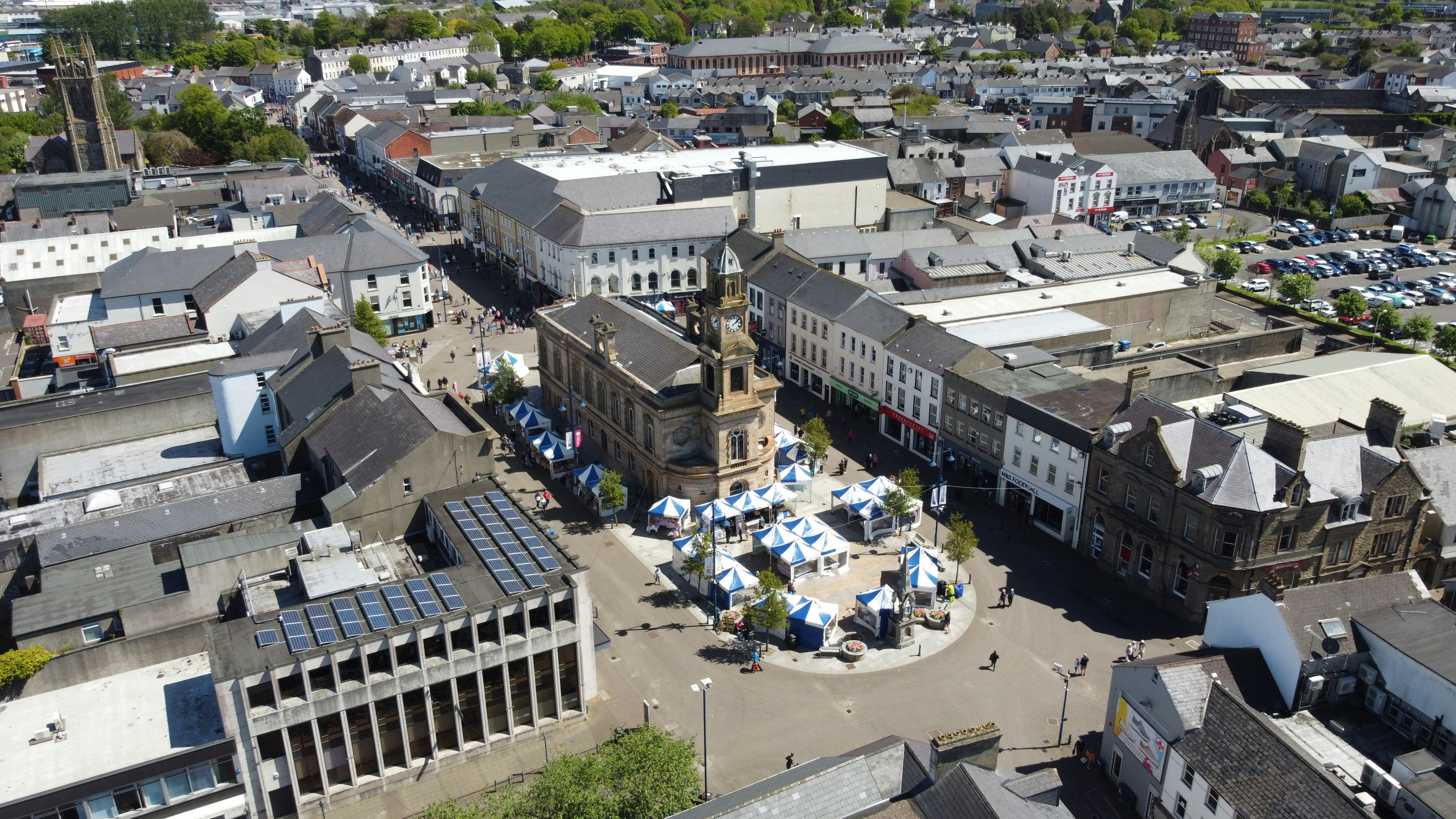 aerial view of city buildings during daytime