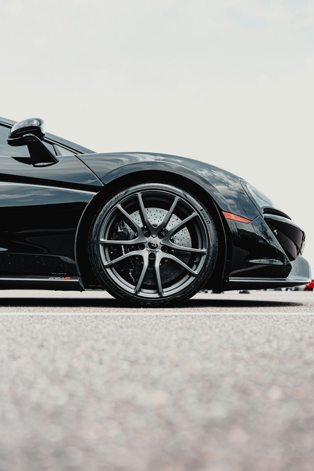 black ferrari 458 italia on road