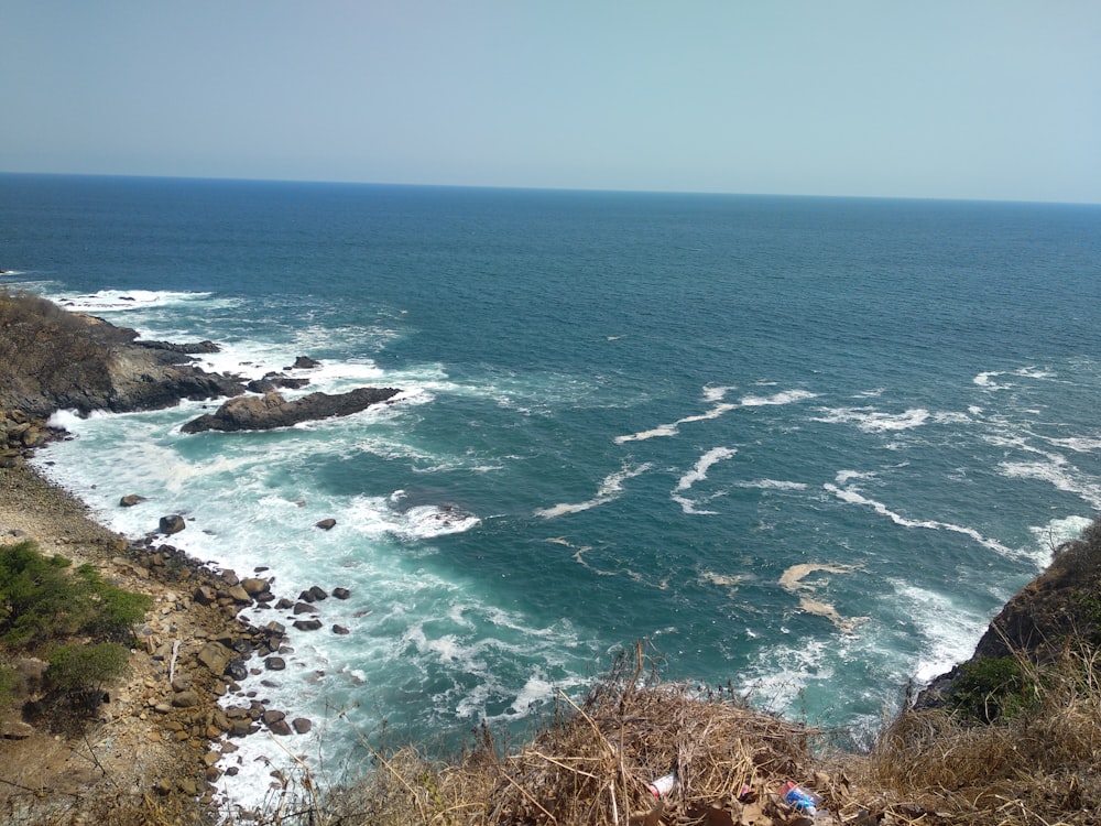 aerial view of sea during daytime