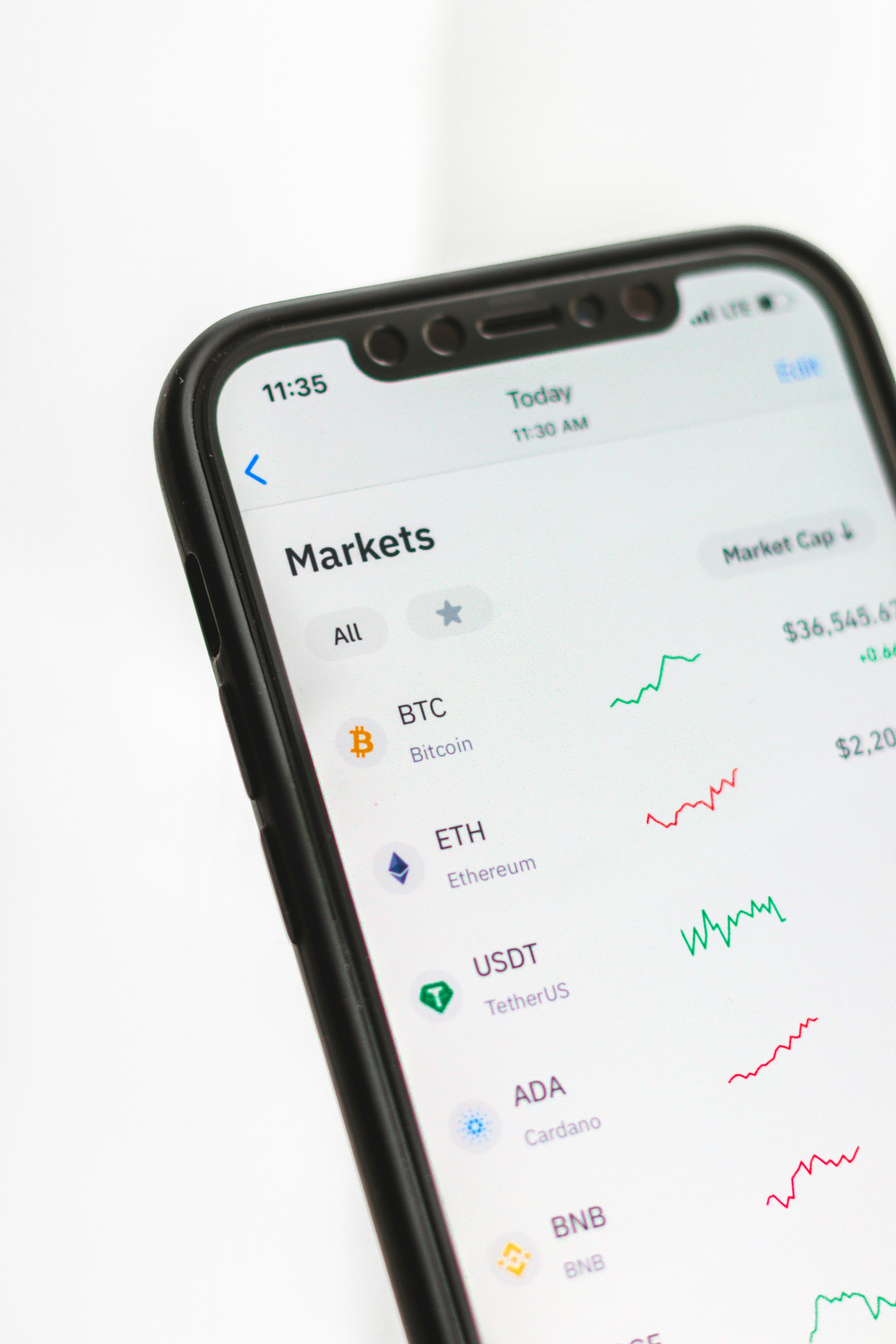 Various cryptocurrency coins representing integrations
