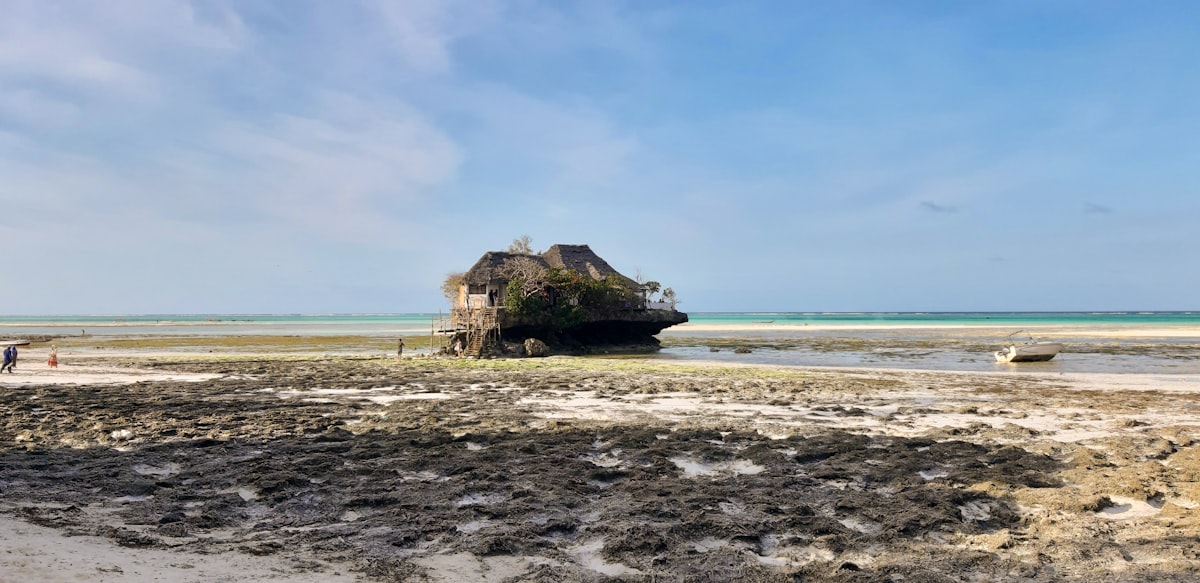 Matemwe Zanzibar — turquoise Indian Ocean waters off the northeast coast near the Mnemba atoll